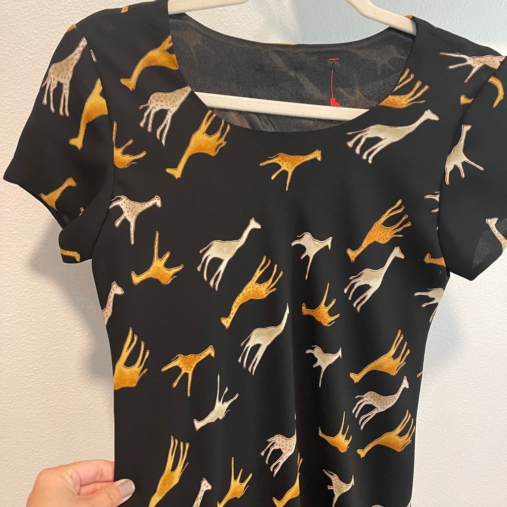 Vintage dress with giraffe 🦒 prints